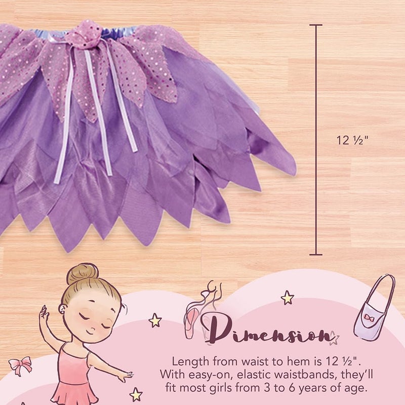 CP Toys Set of 3 Fun & Fancy Tulle Tutus for Kids Ages 3â€“6 | Dress-Up, Dramatic Play, Imaginative Play & Dance Costumes - Image 3